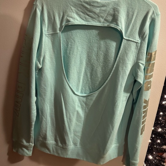 Victoria's Secret PINK Mint Pullover Sweatshirt - Picture 4 of 8